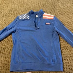 Vineyard Vines American flag shep shirt